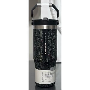 Stanley X Calia 30oz Stainless Steel IceFlow Flip Straw Tumbler - BLACK SERPENT